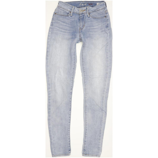 Levi's Leggins Women Blue Skinny Slim Stretch Jeans W24 L30