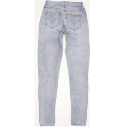 Levi's Leggins Women Blue Skinny Slim Stretch Jeans W24 L30