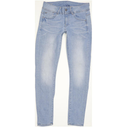 G-Star Lynn Mid Women Blue Skinny Slim Stretch Jeans W29 L29