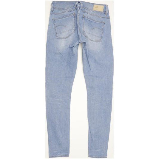 G-Star Lynn Mid Women Blue Skinny Slim Stretch Jeans W29 L29