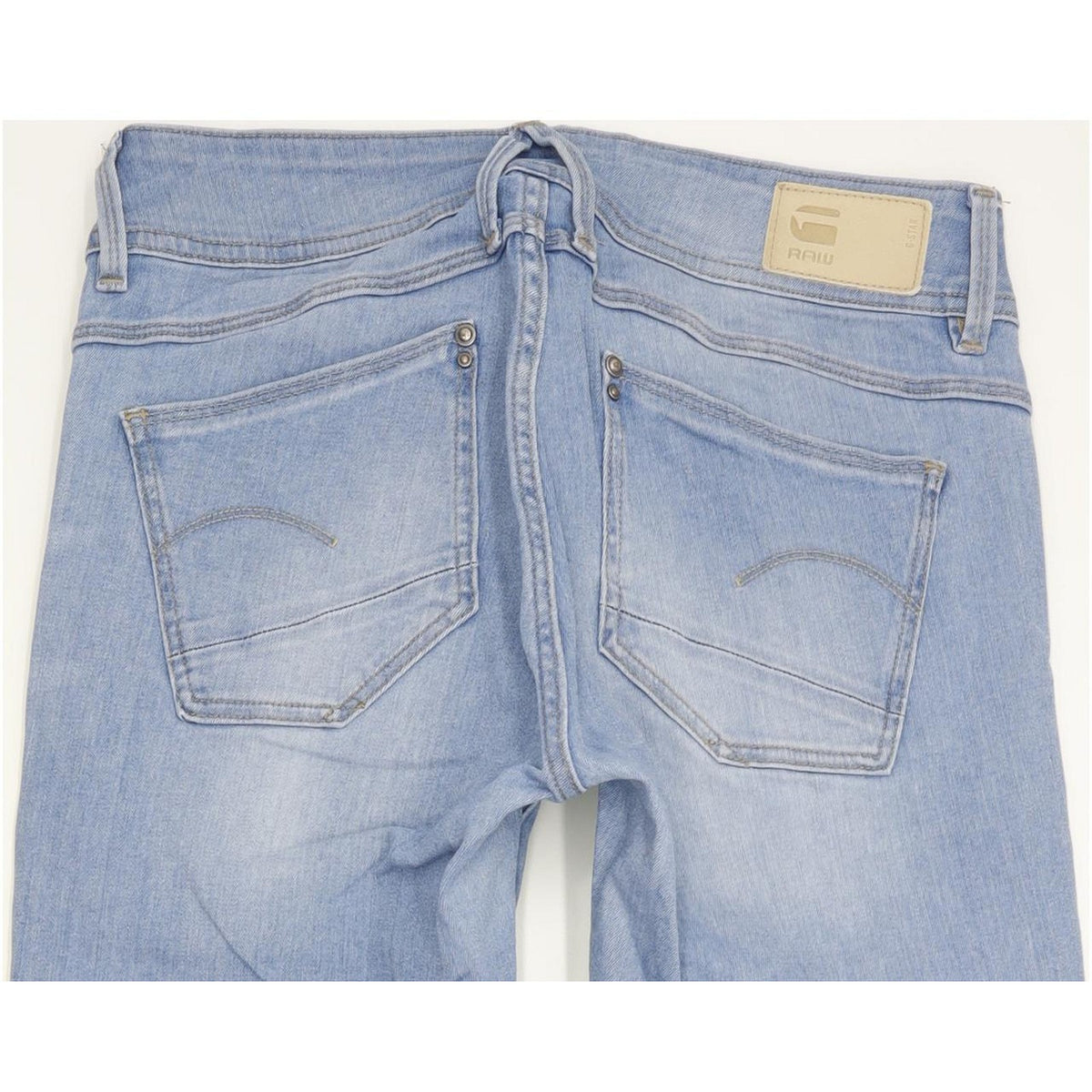 G-Star Lynn Mid Women Blue Skinny Slim Stretch Jeans W29 L29