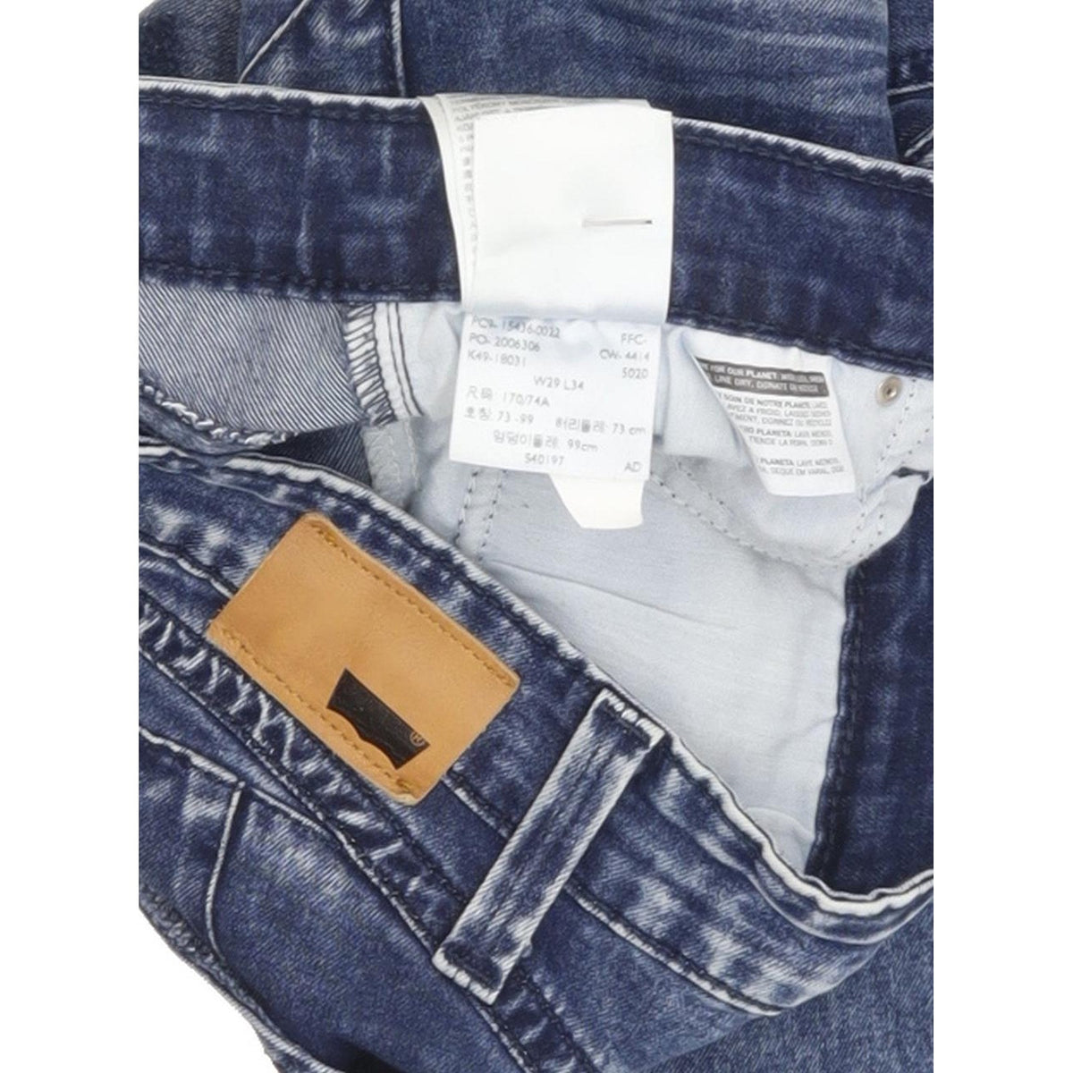 Levi's Demi Curve Women Blue Skinny Slim Stretch Jeans W29 L32
