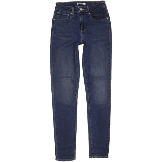Levi's 721 Women Blue Skinny Slim Stretch Jeans W27 L30