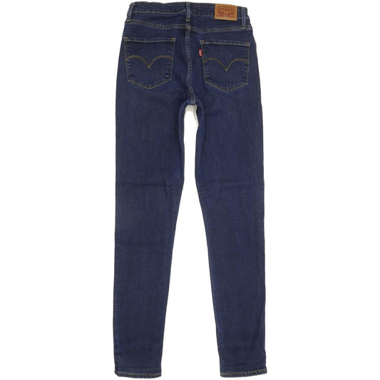 Levi's 721 Women Blue Skinny Slim Stretch Jeans W27 L30