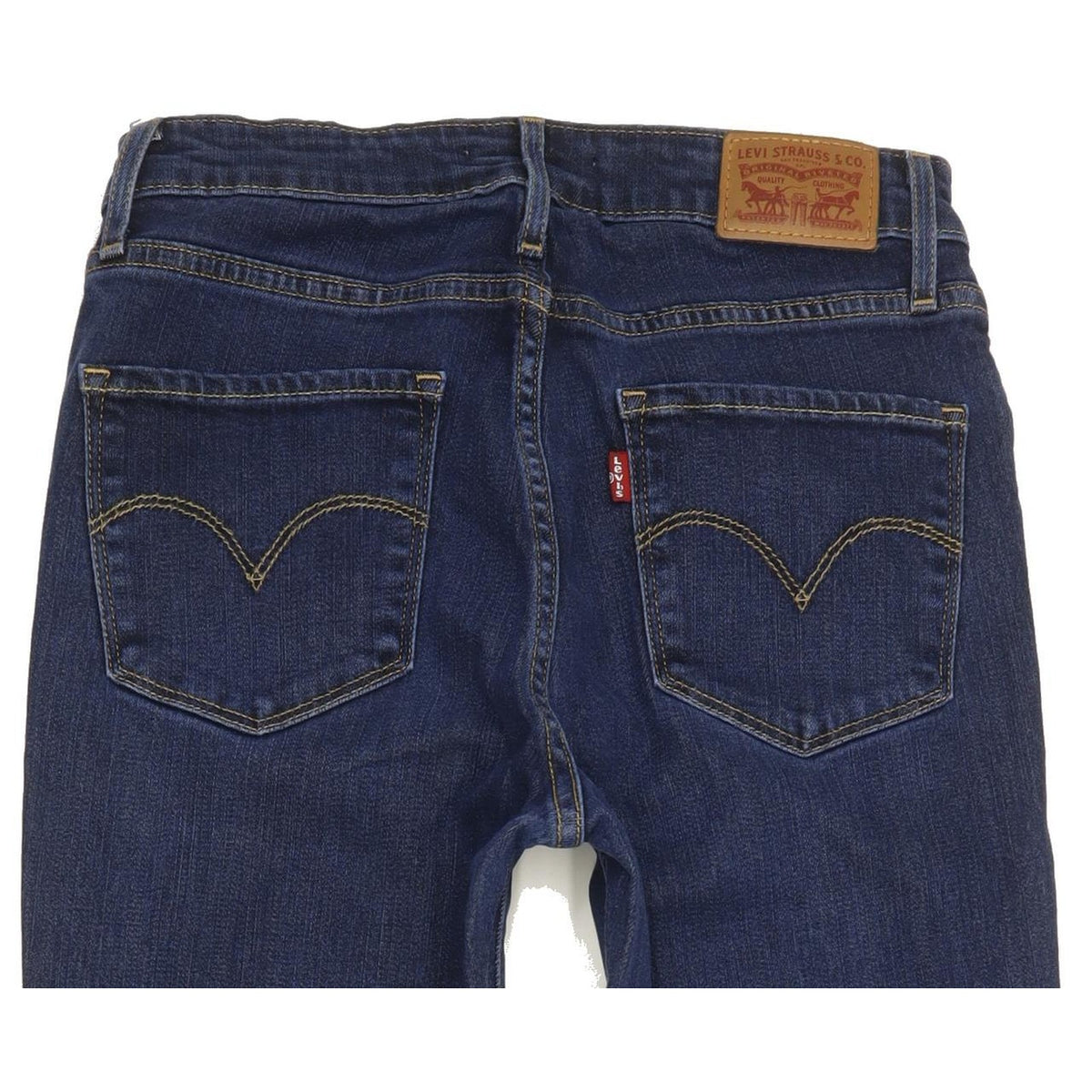 Levi's 721 Women Blue Skinny Slim Stretch Jeans W27 L30