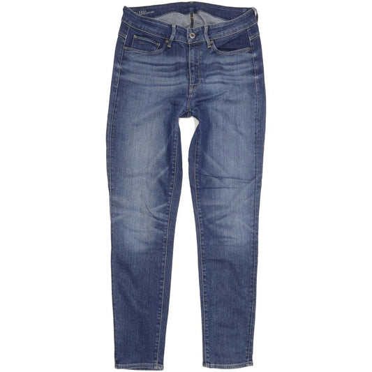 G-Star 3301 Men Blue Skinny Slim Stretch Jeans W31 L29