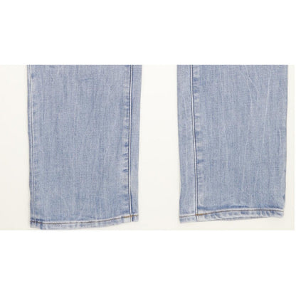 G-Star Midge Mid Women Blue Straight Slim Stretch Jeans W28 L31