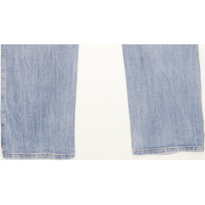 G-Star Midge Mid Women Blue Straight Slim Stretch Jeans W28 L31