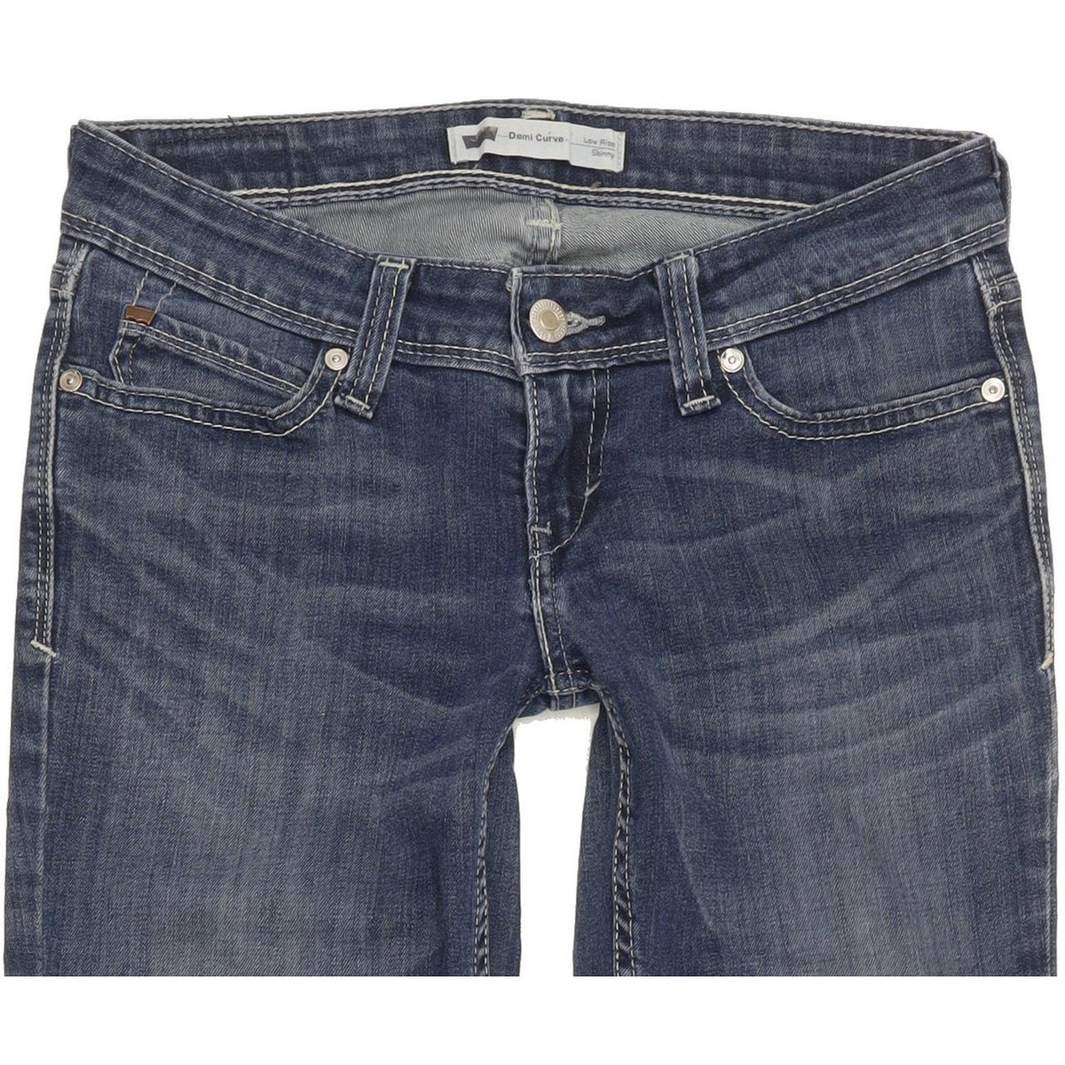 Levi's Demi Curve Women Blue Skinny Slim Stretch Jeans W26 L31