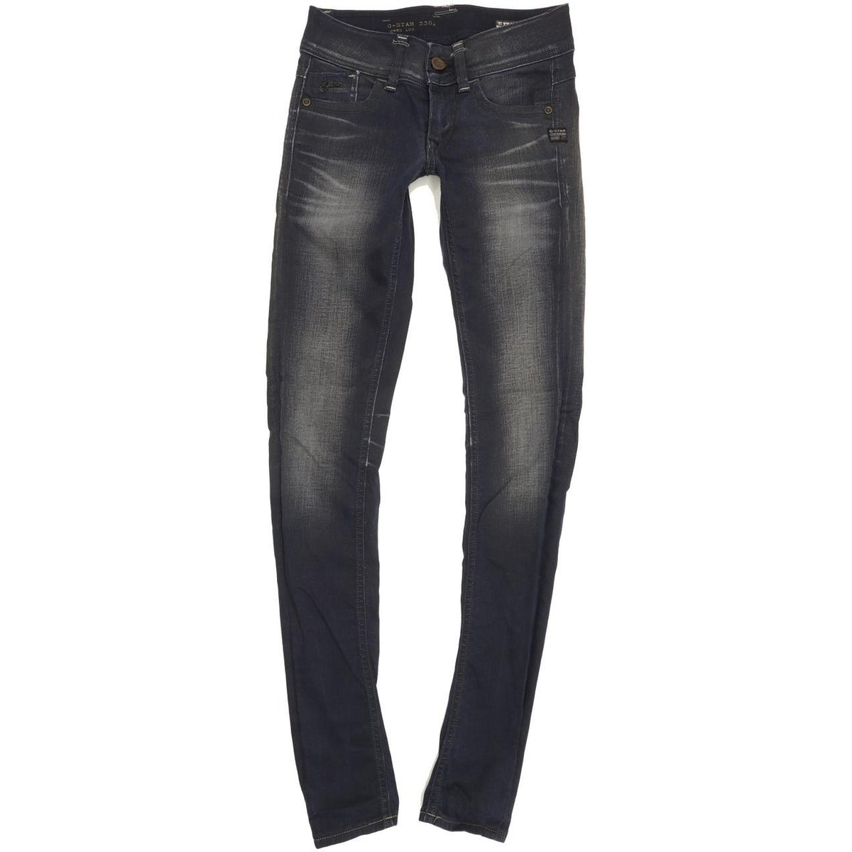 G-Star Lynn Women Blue Skinny Slim Stretch Jeans W24 L33