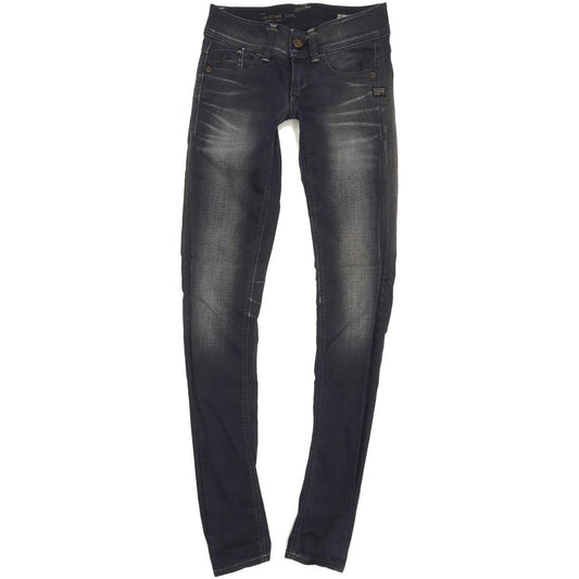 G-Star Lynn Women Blue Skinny Slim Stretch Jeans W24 L33