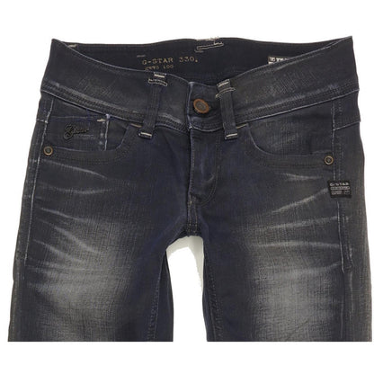 G-Star Lynn Women Blue Skinny Slim Stretch Jeans W24 L33