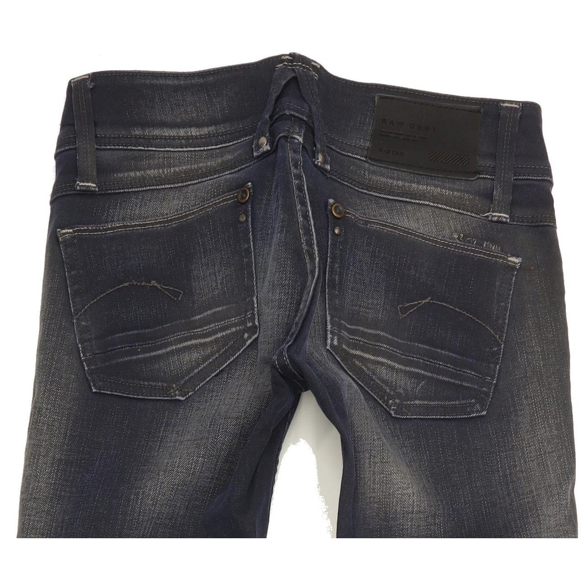 G-Star Lynn Women Blue Skinny Slim Stretch Jeans W24 L33