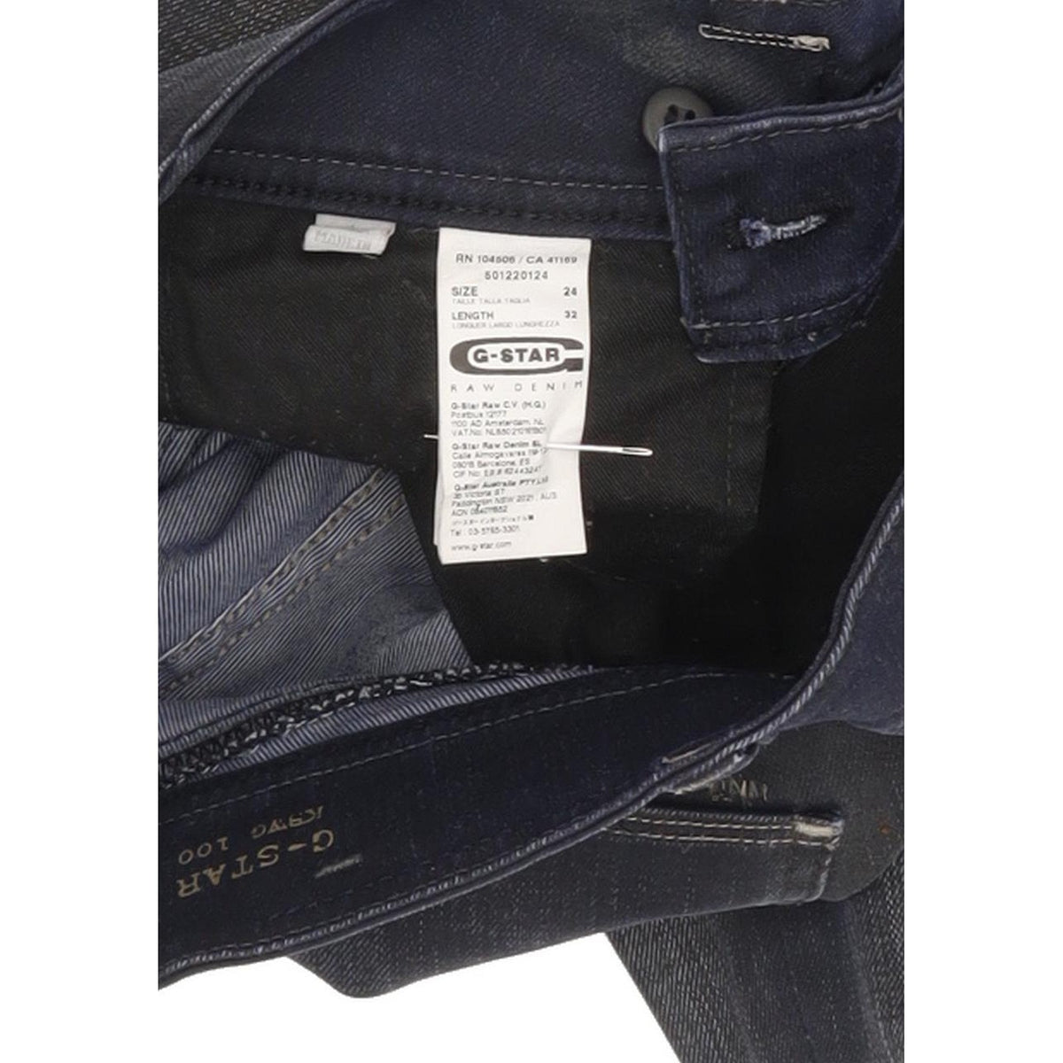 G-Star Lynn Women Blue Skinny Slim Stretch Jeans W24 L33