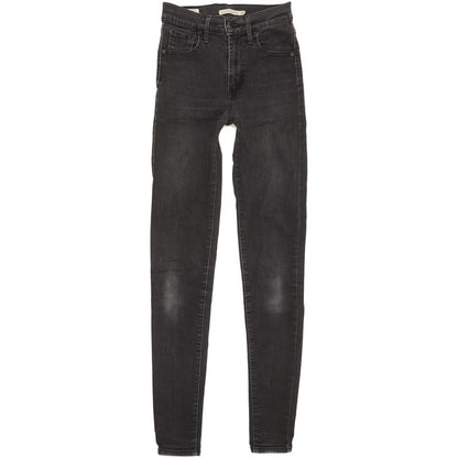 Levi's Mile Women Black Skinny Slim Stretch Jeans W25 L31