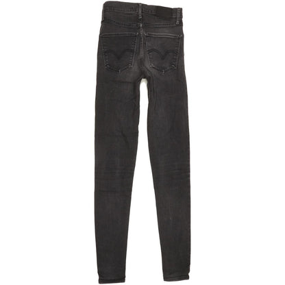 Levi's Mile Women Black Skinny Slim Stretch Jeans W25 L31