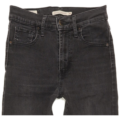 Levi's Mile Women Black Skinny Slim Stretch Jeans W25 L31