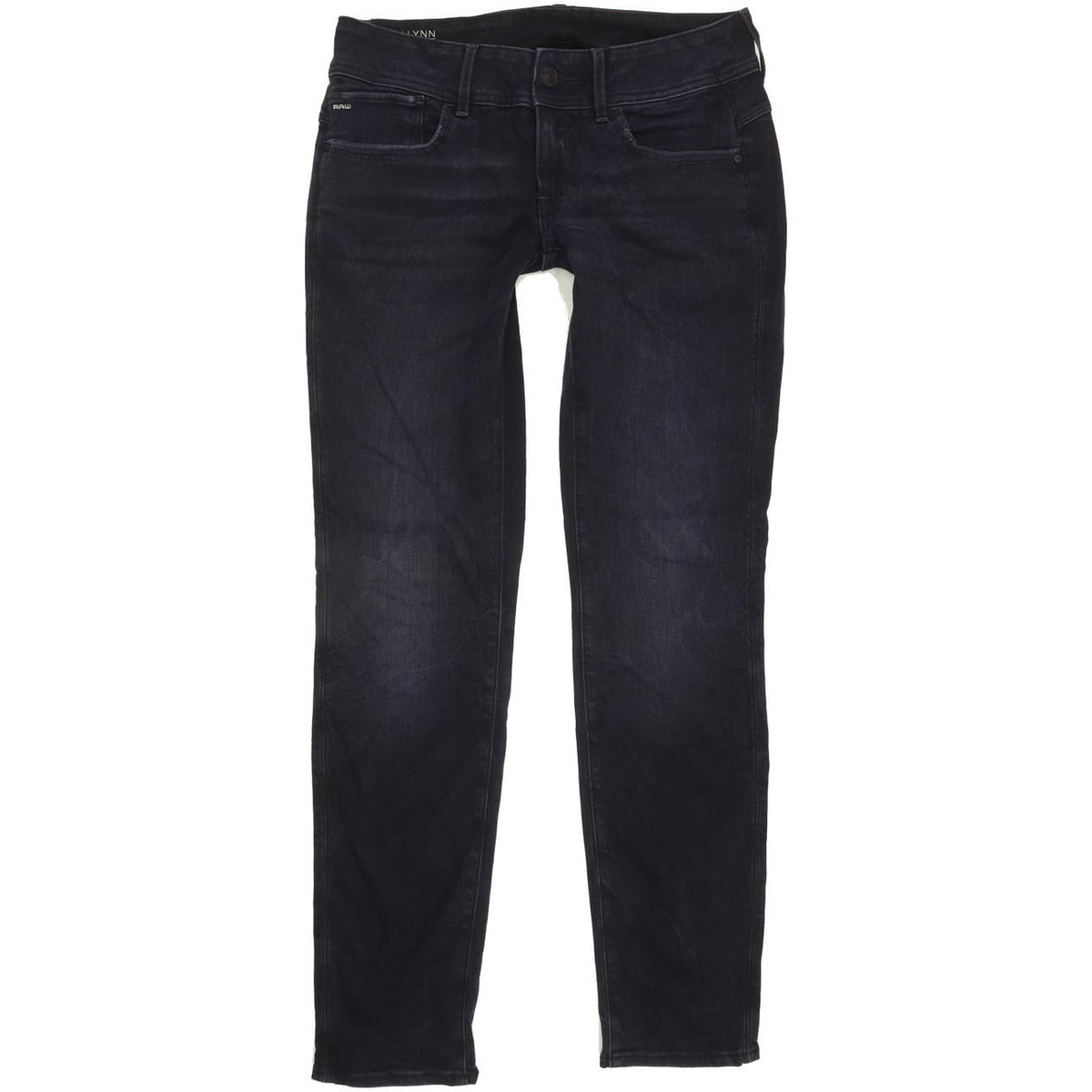 G-Star Lynn Mid Women Navy Skinny Slim Stretch Jeans W30 L30