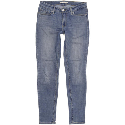 Levi's 711 Women Blue Skinny Slim Stretch Jeans W29 L30