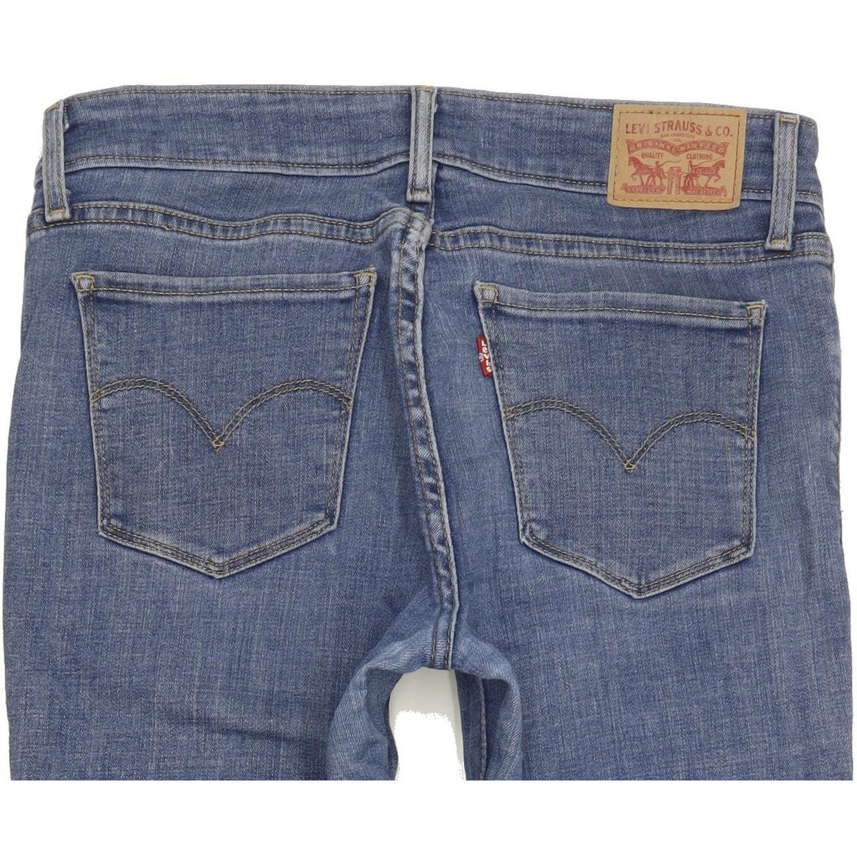 Levi's 711 Women Blue Skinny Slim Stretch Jeans W29 L30