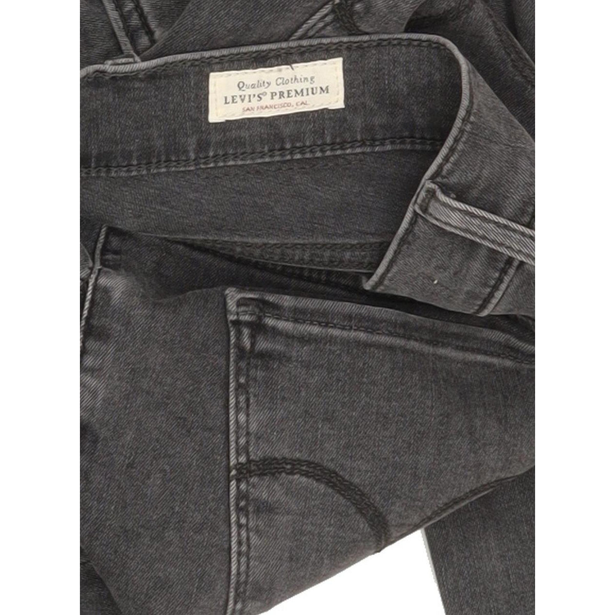 Levi's 720 Women Charcoal Skinny Slim Stretch Jeans W28 L30