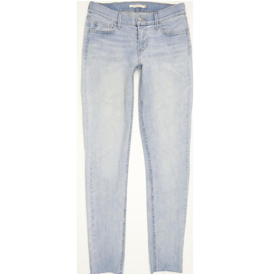 Levi's 710 Super Women Blue Skinny Slim Stretch Jeans W29 L29