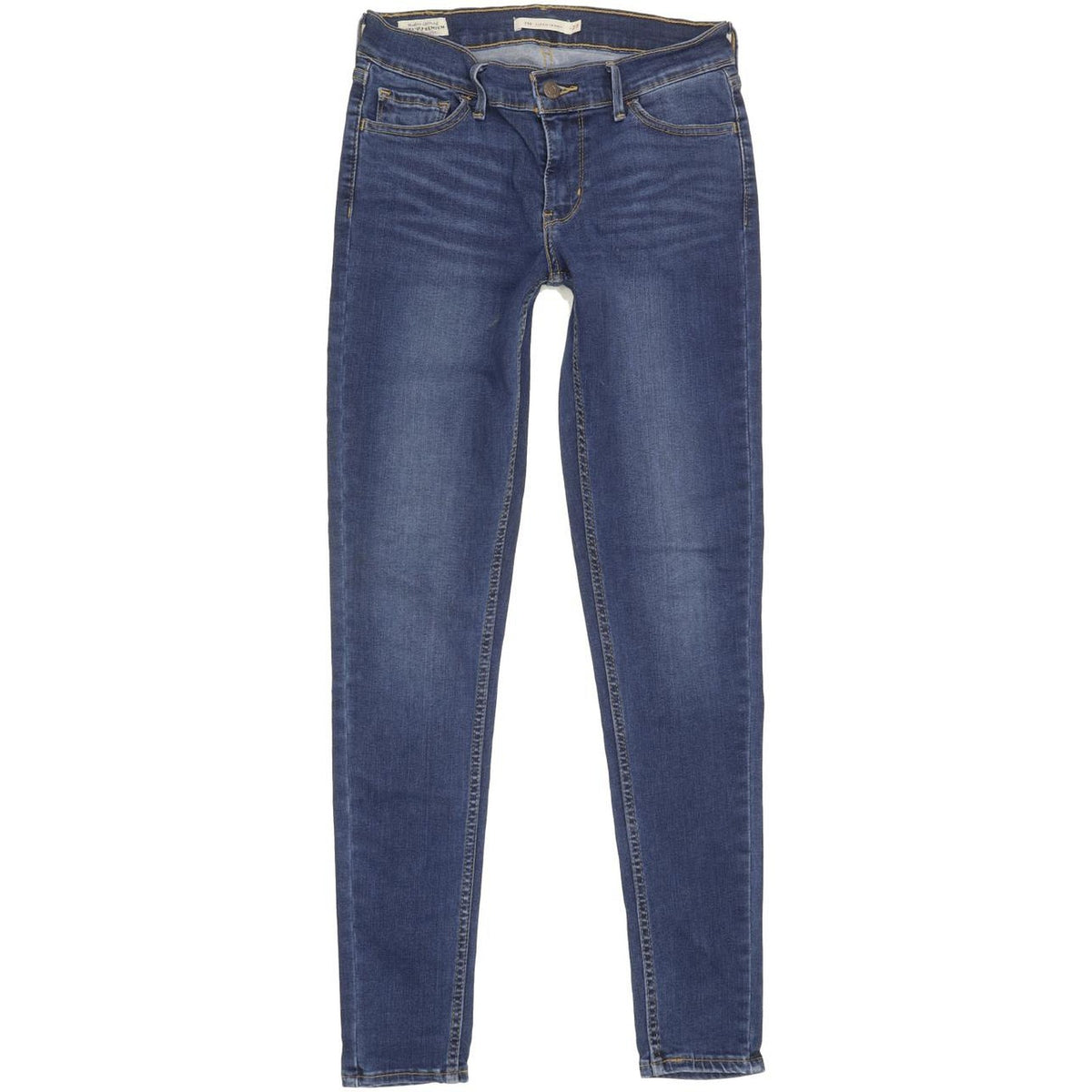 Levi's 710 Super Women Blue Skinny Slim Stretch Jeans W27 L29