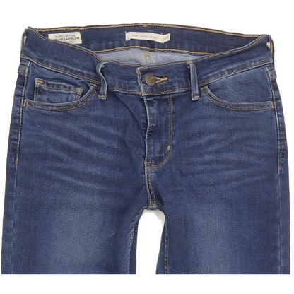 Levi's 710 Super Women Blue Skinny Slim Stretch Jeans W27 L29