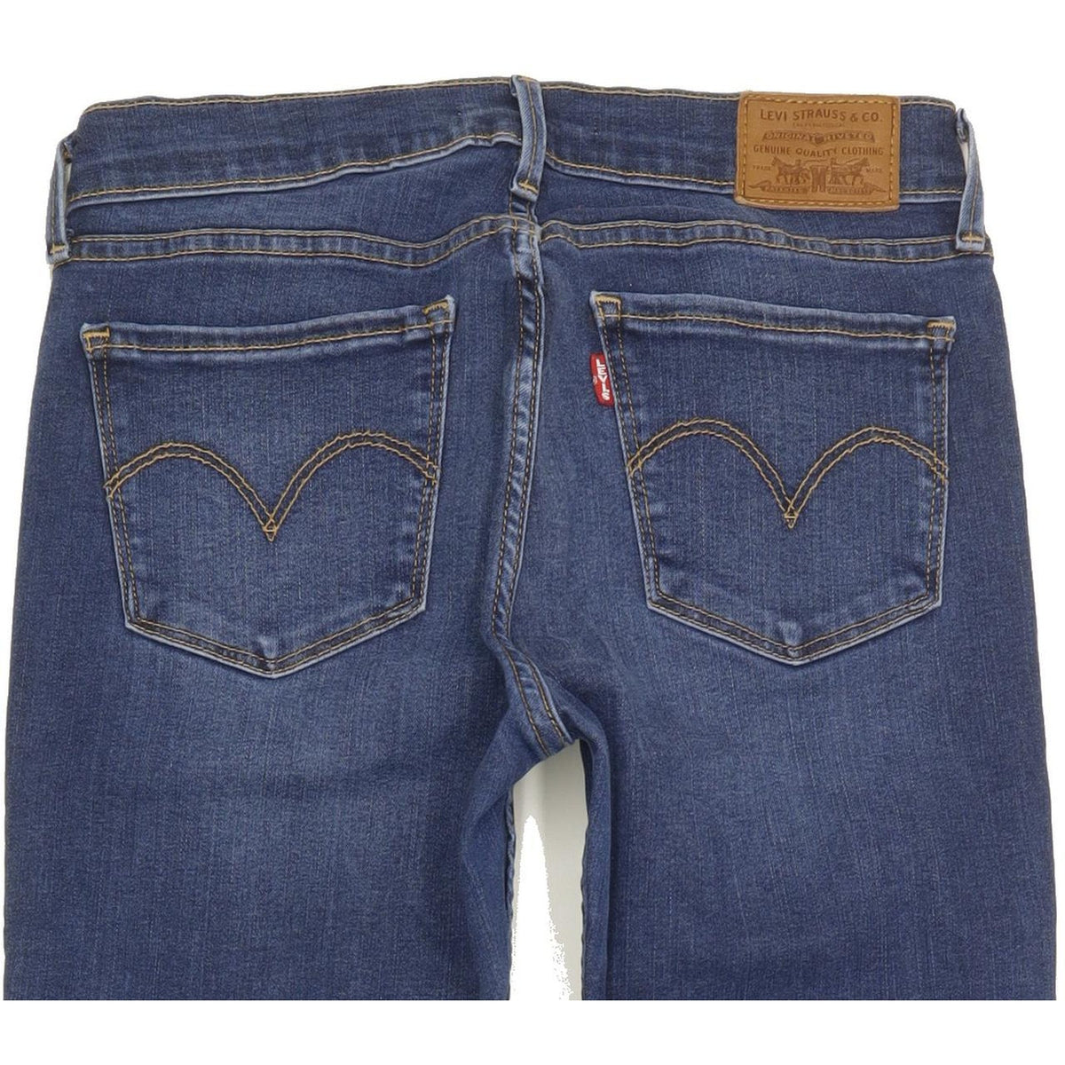 Levi's 710 Super Women Blue Skinny Slim Stretch Jeans W27 L29