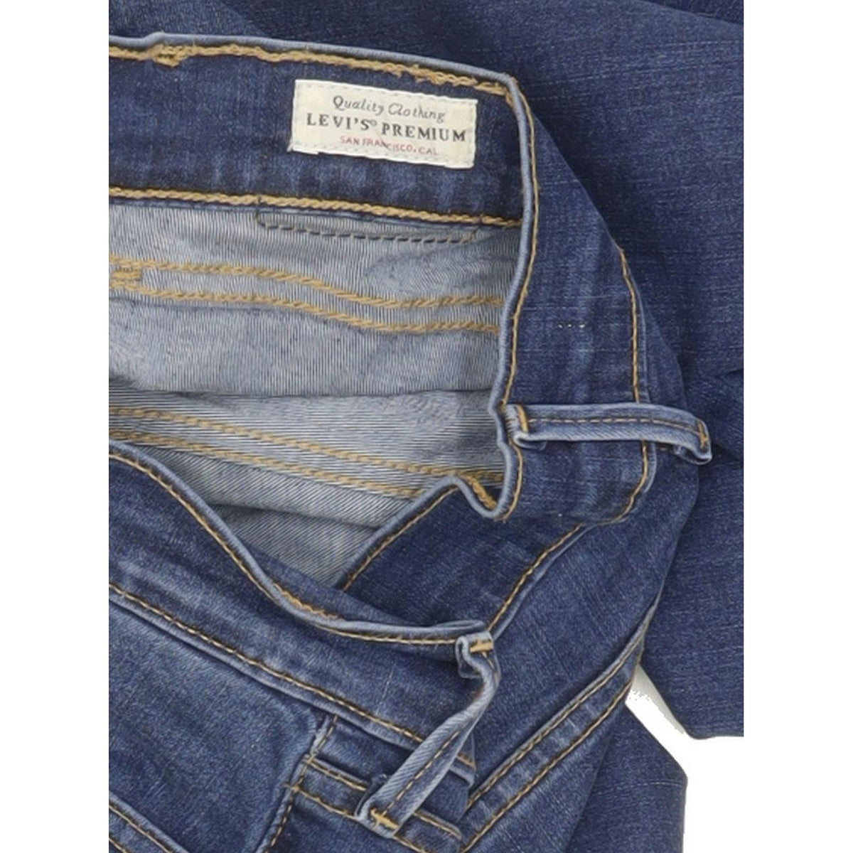 Levi's 710 Super Women Blue Skinny Slim Stretch Jeans W27 L29