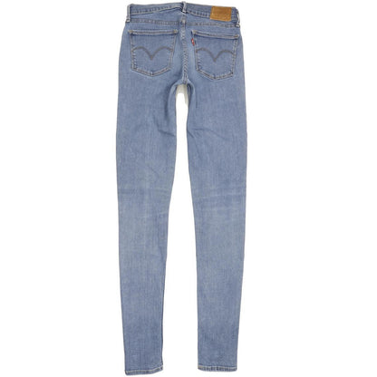 Levi's 710 Super Women Blue Skinny Slim Stretch Jeans W27 L33