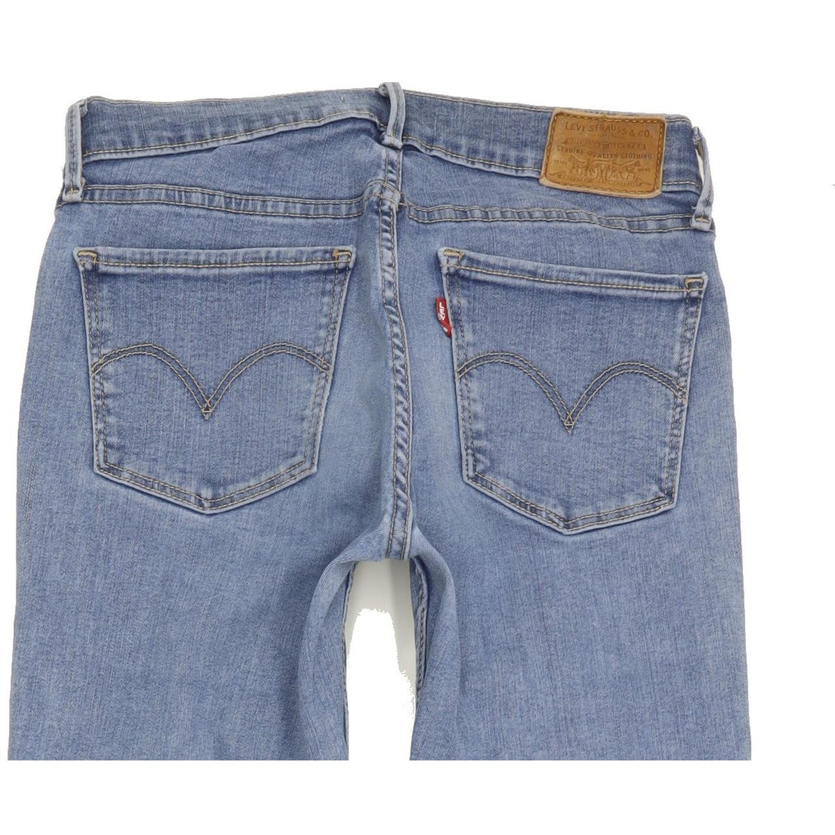 Levi's 710 Super Women Blue Skinny Slim Stretch Jeans W27 L33