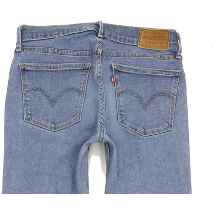 Levi's 710 Super Women Blue Skinny Slim Stretch Jeans W27 L33