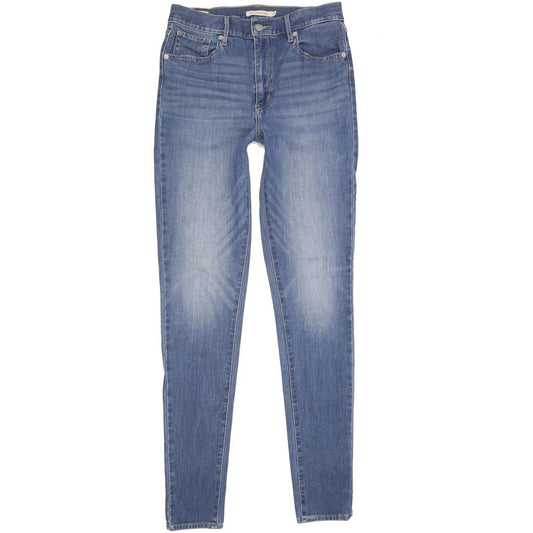 Levi's Mile Blue Skinny Slim Stretch Jeans High Waisted W29 L32