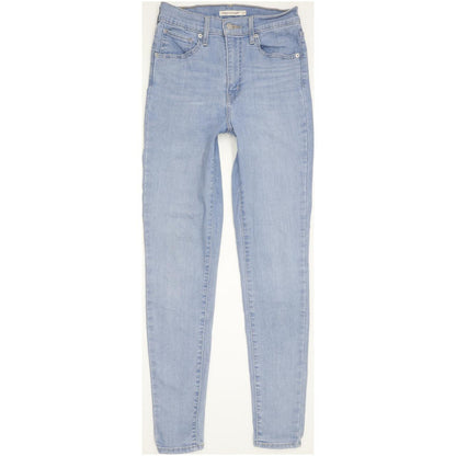 Levi's Mile Blue Skinny Slim Stretch Jeans High Waisted W27 L30