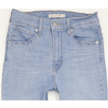 Levi's Mile Blue Skinny Slim Stretch Jeans High Waisted W27 L30