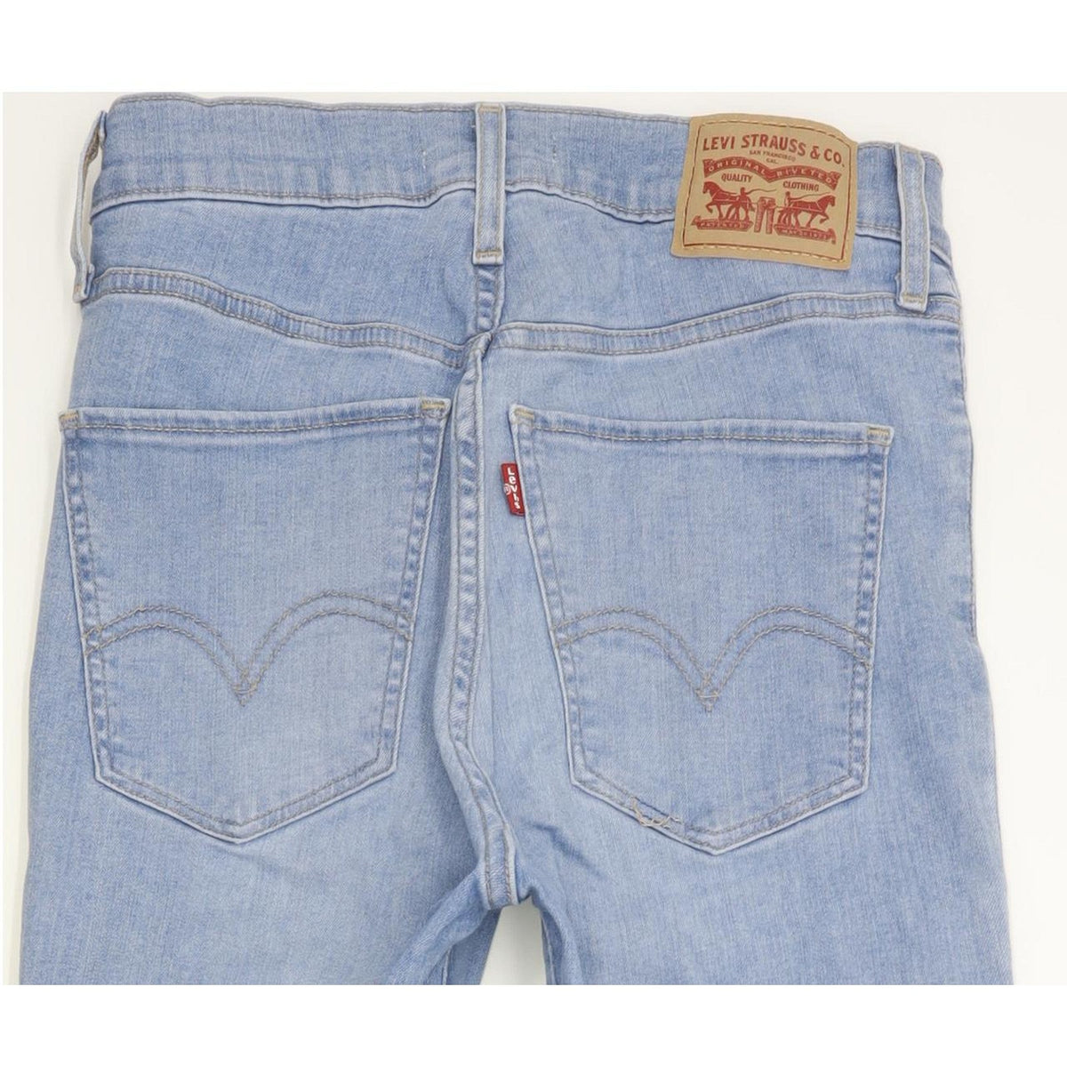 Levi's Mile Blue Skinny Slim Stretch Jeans High Waisted W27 L30
