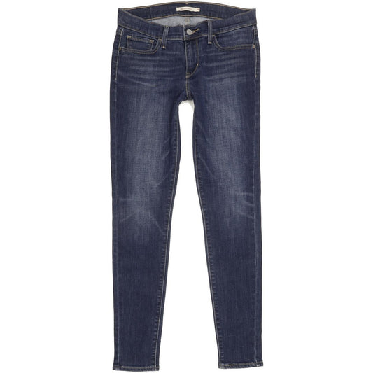 Levi's 710 Super Women Blue Skinny Slim Stretch Jeans W29 L30
