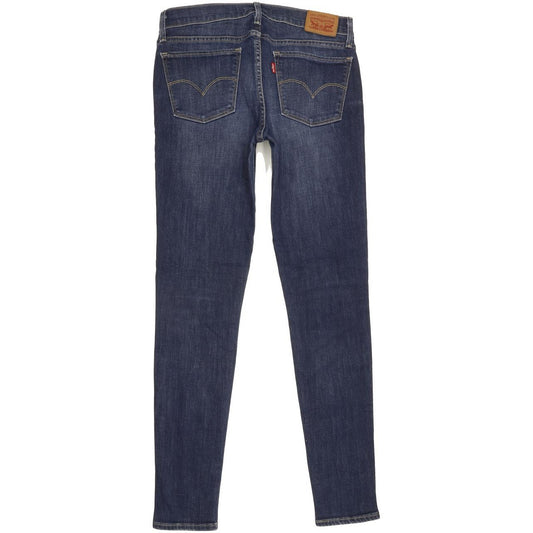 Levi's 710 Super Women Blue Skinny Slim Stretch Jeans W29 L30