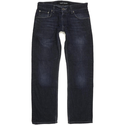 Levi's Men Blue Straight Slim Jeans W34 L32