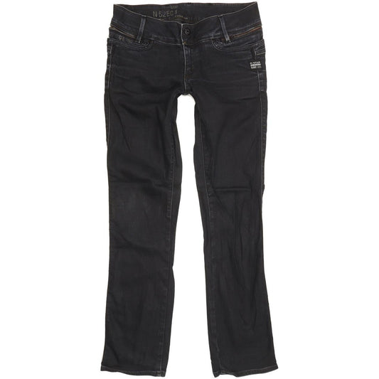 G-Star Berlin Women Navy Straight Slim Stretch Jeans W29 L32