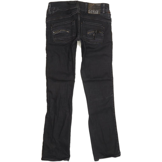 G-Star Berlin Women Navy Straight Slim Stretch Jeans W29 L32