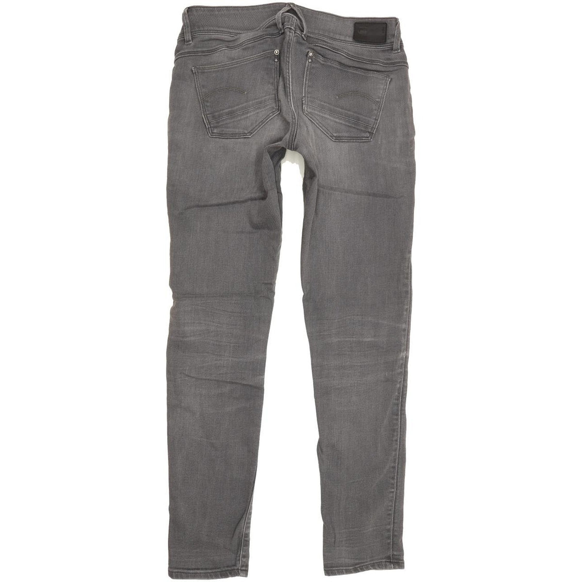 G-Star Lynn Zip Women Grey Skinny Slim Stretch Jeans W29 L31