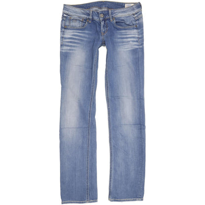 G-Star 3301 Women Blue Straight Slim Stretch Jeans W27 L32
