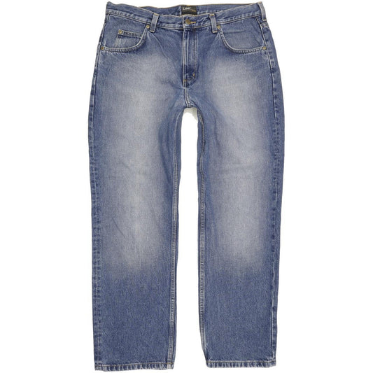 Lee Men Blue Straight Regular Jeans W36 L30