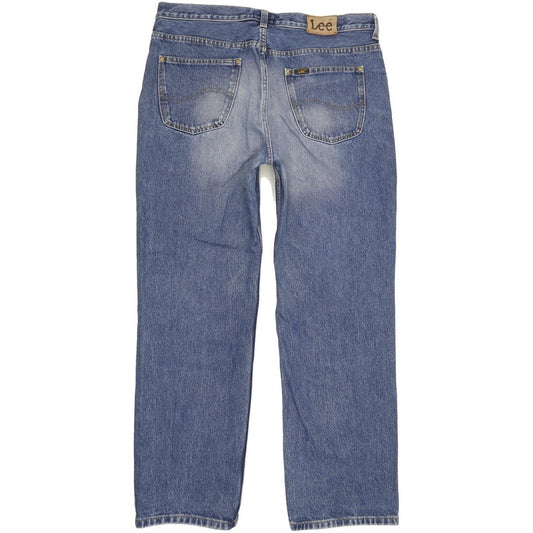 Lee Men Blue Straight Regular Jeans W36 L30