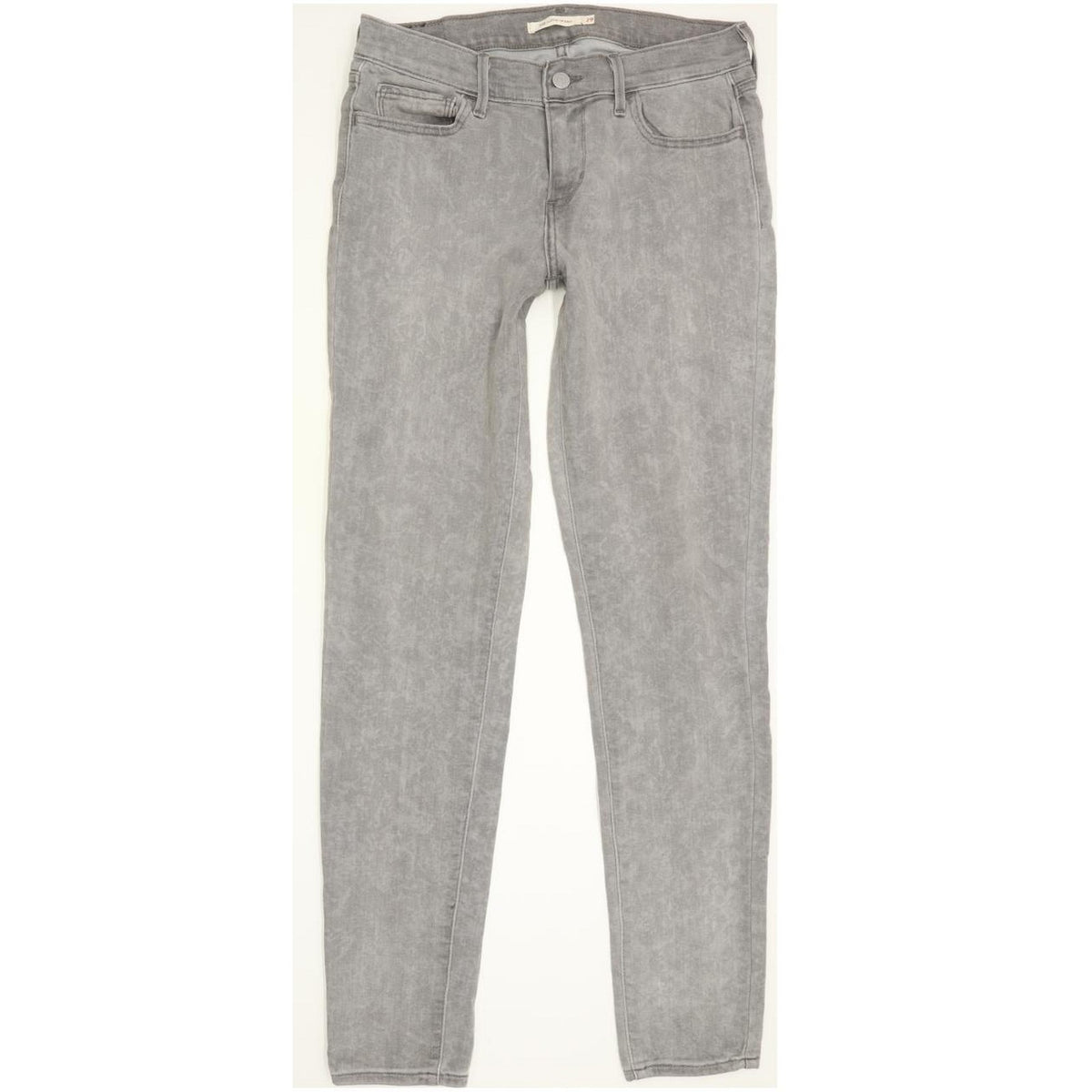 Levi's 710 Super Women Grey Skinny Slim Stretch Jeans W29 L30