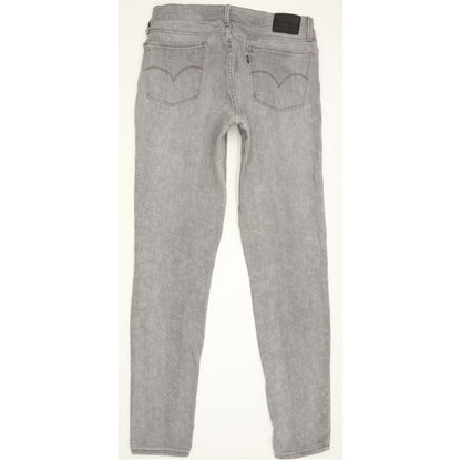 Levi's 710 Super Women Grey Skinny Slim Stretch Jeans W29 L30
