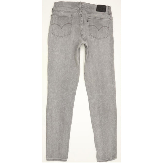 Levi's 710 Super Women Grey Skinny Slim Stretch Jeans W29 L30
