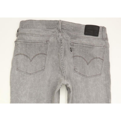 Levi's 710 Super Women Grey Skinny Slim Stretch Jeans W29 L30
